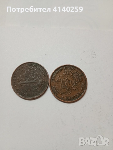 Белгия монети 2 сантима 1905 г 1911 г , снимка 4 - Нумизматика и бонистика - 51561114