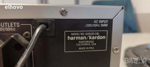 Ресивър Harman/Kardon AVR 235, снимка 6 - Ресийвъри, усилватели, смесителни пултове - 53453020
