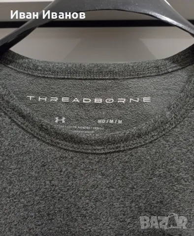 Оригинална спортна фланелка Under Armour UA Threadborne, снимка 4 - Спортни дрехи, екипи - 47700385