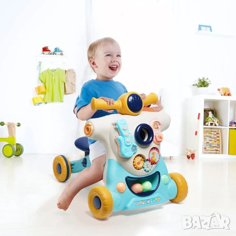 3в1 Бебешка Проходилка/ Уокър с Обучително Съдържание, YULEYU, снимка 2 - Проходилки - 52131663