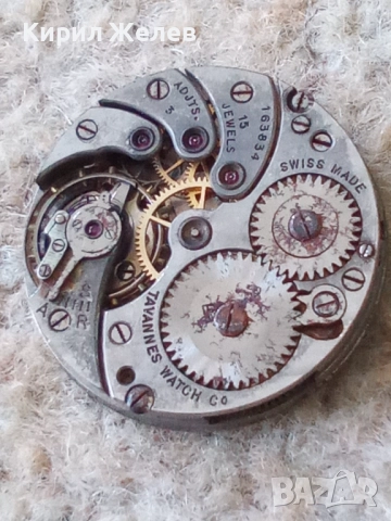 Механизъм от стар ръчен часовник 52110, снимка 5 - Мъжки - 52262416