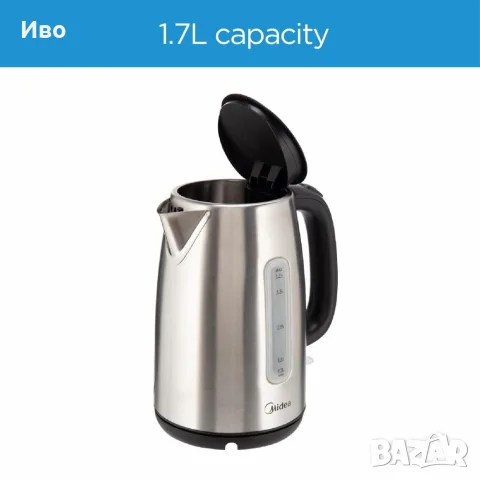 Електрическа кана Midea MK-17S30D2, снимка 5 - Кани - 55969078