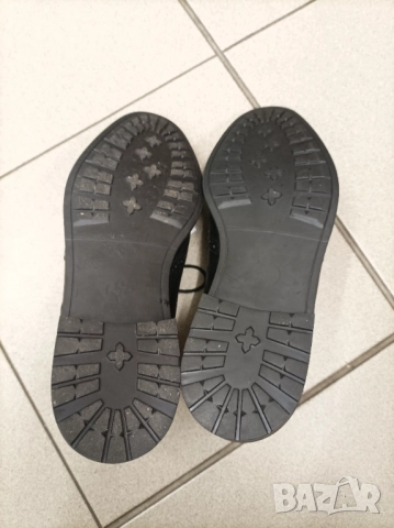 Черни дамски обувки Next, естествена кожа, снимка 3 - Дамски ежедневни обувки - 52287069