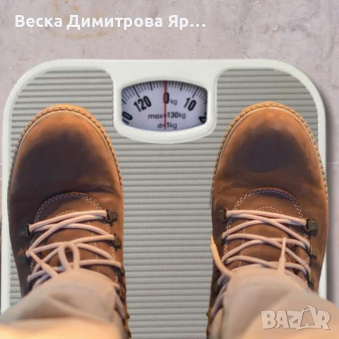 Кантар за тегло механичен, 130кг., РVС к. повърхност, Сив, снимка 4 - Други - 51413771