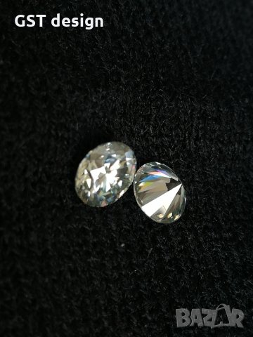 Спешно Уникален ТОП 4+ карата Мойсанит диамант Moissanite два Diamond IF/F-G Ледено бяло, снимка 7 - Други - 34528670