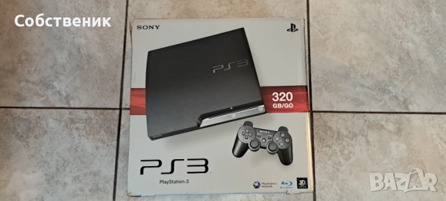 ps3 sony конзола playstation 320gb cech-2504b контролер 3d камера джойстик кутия игри, снимка 7 - PlayStation конзоли - 52322881