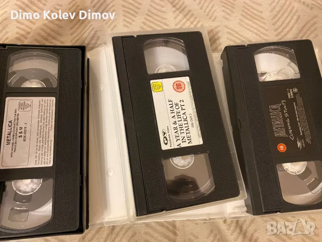 Metallica VHS Видео Колекция HiFi Stereo , снимка 4 - Други музикални жанрове - 47323541