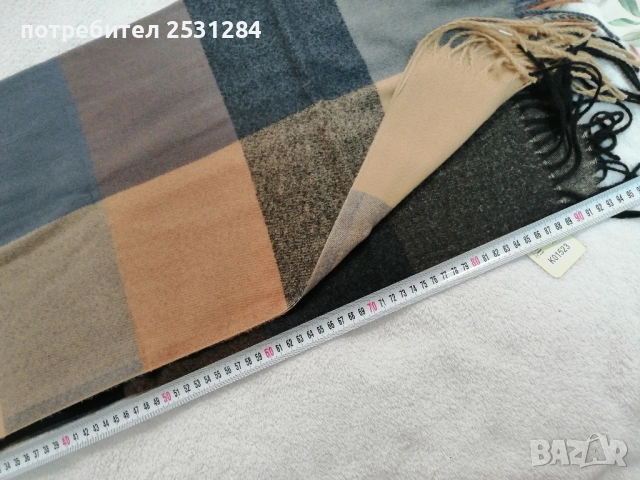 Нов шал унисекс кашмир, снимка 6 - Шалове - 53520128