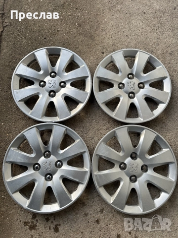 4 броя оригинални тасове за Peugeot 207 15