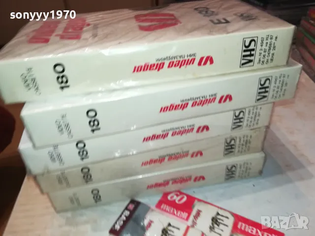 NEW VHS VIDEO TAPE 65ЛВ ЗА 1БР 1205250735LCHERY, снимка 3 - Аудио касети - 50262978