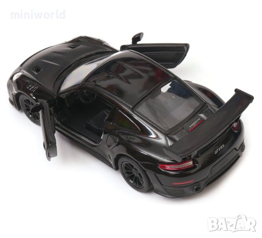 Porsche 911 GT2 RS - мащаб 1:36 на KinSmart моделът е нов в кутийка, снимка 12 - Колекции - 42687511