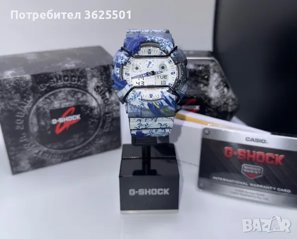 Casio G-Shock GA-100 Kanagawa Limited edition, снимка 5 - Мъжки - 48220696