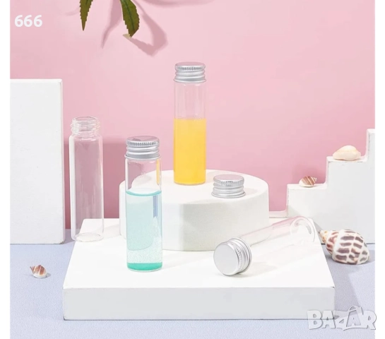 12 бр Стъклени бутилки за съхранение с алуминиева винтова капачка, снимка 5 - Други стоки за дома - 52903089