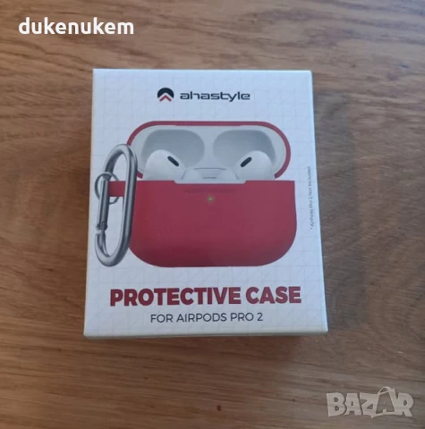 НОВ! Силиконов калъф за AirPods Pro 2, с карабинер и ръчна лента, снимка 8 - Слушалки и портативни колонки - 51091854