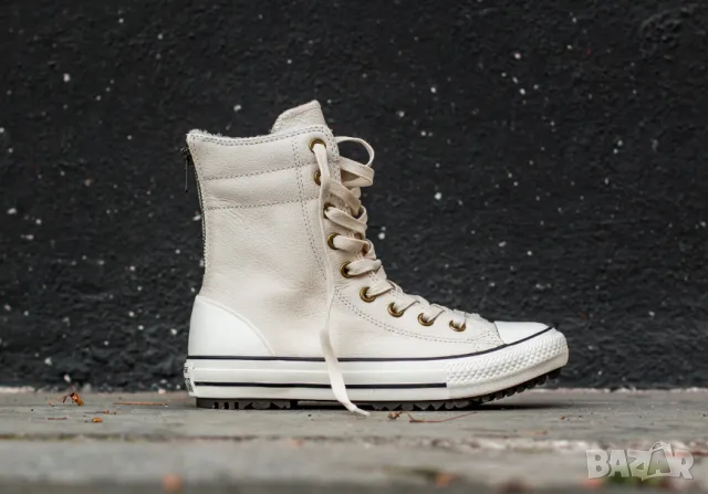 кецове / маратонки Converse Chuck Taylor All Star Hi-Rise Boot Leather+Fur  номер 37, снимка 3 - Кецове - 48563717