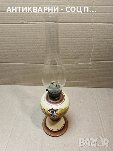 Стара Соц Газена Лампа. / НОМЕР 1528., снимка 5 - Антикварни и старинни предмети - 53660169