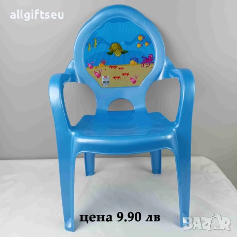 Детско пластмасово столче с картинка, снимка 1 - Други - 44146994