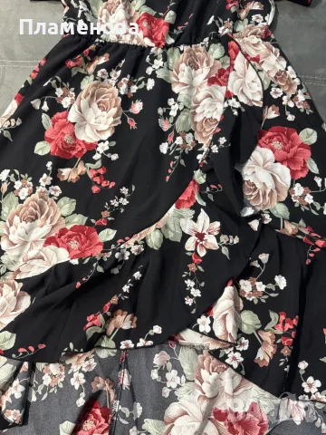 Дамска феерична рокля - XL, снимка 3 - Рокли - 48920839