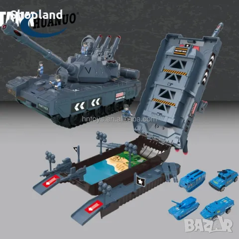 Детски военен танк 2в1, снимка 4 - Коли, камиони, мотори, писти - 48672999