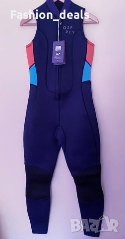 Нов дамски дълъг неопренов костюм без ръкави плувен костюм водни спортове, снимка 8 - Други - 41190935