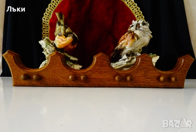 Стенна закачалка от естествено дърво,корона. , снимка 2 - Закачалки - 52915021