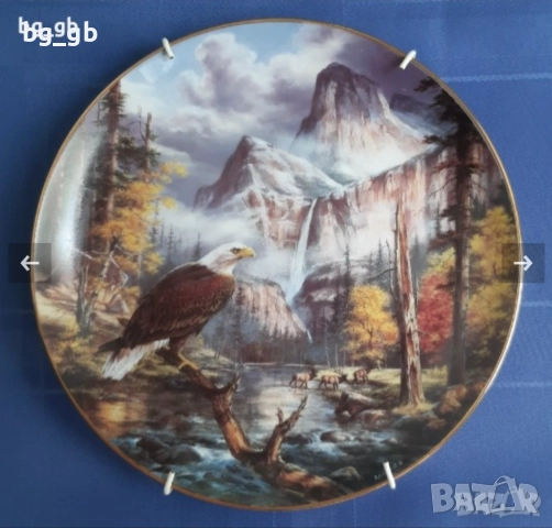 Колекционерска декоративна чиния USA, снимка 6 - Декорация за дома - 35758628