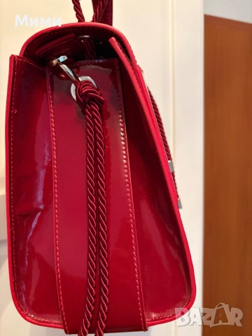 Кожена чанта на Patrizia Pepe, снимка 4 - Чанти - 52979415