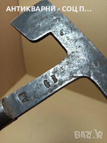Старо Ръчно Ковано Немско Сечиво., снимка 9 - Антикварни и старинни предмети - 49509248