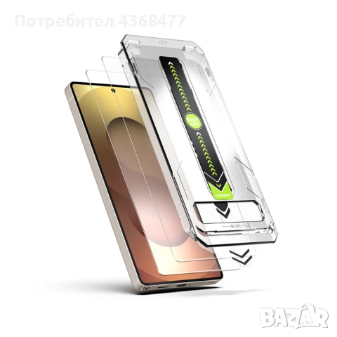 Стъкло TitanGlass CrystalHD (2 pack) - Samsung Galaxy S26 Ultra, S26, S26 + - Clear, снимка 8 - Фолия, протектори - 53779851