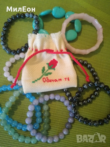 Ръчно изработена торбичка за бижута, снимка 5 - Други - 36065632