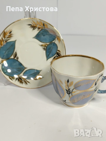 Чаша за дълго кафе от руски порцелан ЛФЗ, снимка 3 - Чаши - 53753062