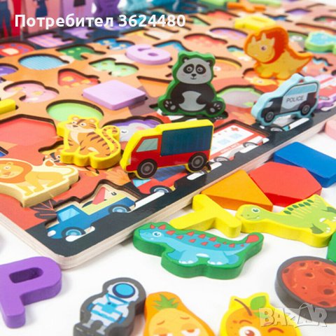 Детски Сортер и Пъзел, снимка 13 - Образователни игри - 40325842