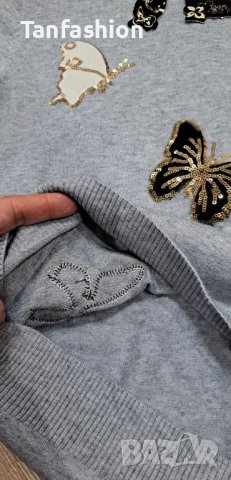 Дамска кокетна блуза, снимка 4 - Блузи с дълъг ръкав и пуловери - 39838153