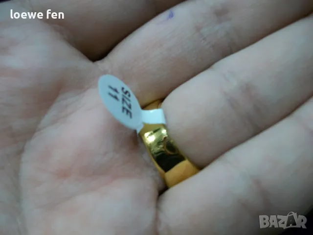 Изключително красив и стилен мъжки пръстен Iced Cult Gold - неръждаема стомана златен цвят златист !, снимка 4 - Мъжки - 49650173