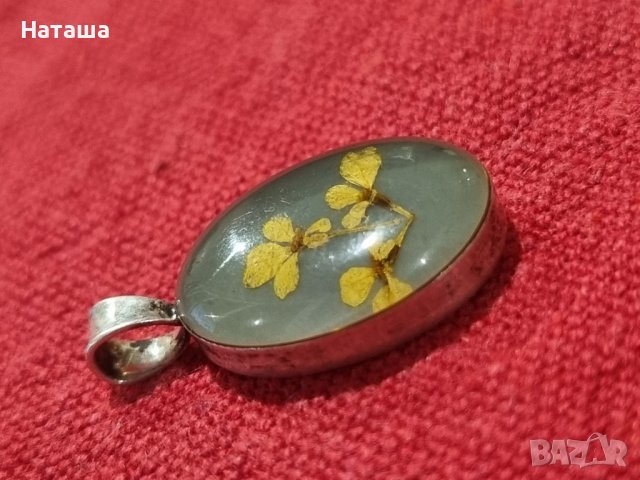 Vintage сребърна висулка, снимка 7 - Колиета, медальони, синджири - 41858759