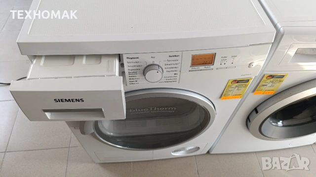 Сушилня SIEMENS  клас А+ с термопомпа 7кг., снимка 4 - Сушилни - 53750879