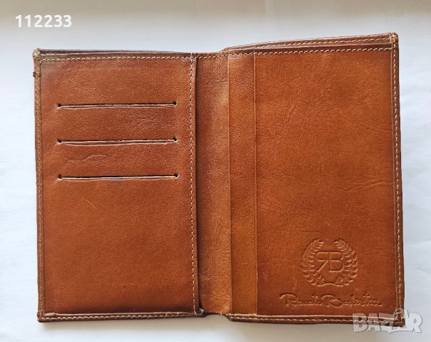 Италиански кожен портфейл, снимка 2 - Портфейли, портмонета - 41596478