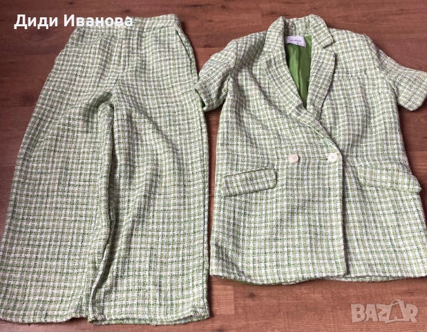 Дамски комплект сако с панталон