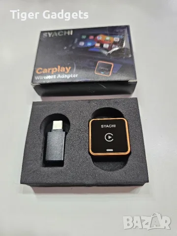 SYACHI 2-in-1 Wireless CarPlay & Android Auto Adapter – USB-A/USB-C, iPhone & Android, снимка 8 - Аксесоари и консумативи - 56073436