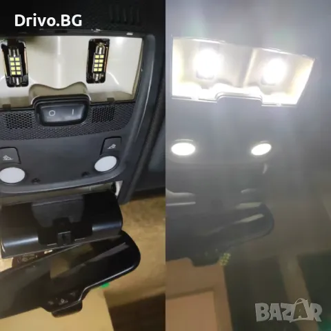 Гаранция! Нови Интериорни LED Крушки за Audi A4 B5 B6 B7 B8, снимка 5 - Аксесоари и консумативи - 49620102