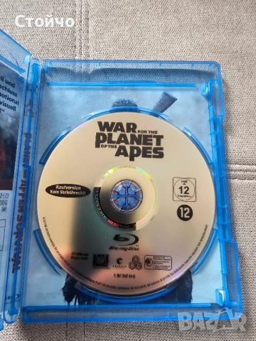 War for the Planet of the Apes Blu-Ray, снимка 2 - Blu-Ray филми - 53470616
