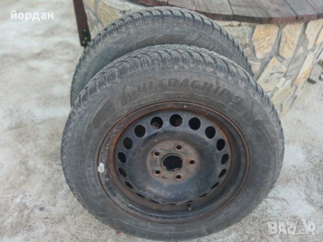 Зимни гуми  с джанти 195/65/15...5-112 mm...Good Year 