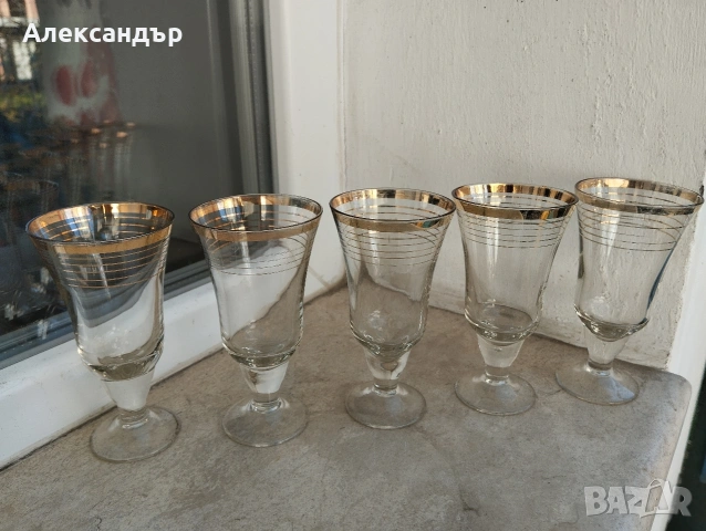 Стари ракиени чаши, снимка 3 - Други стоки за дома - 38578896