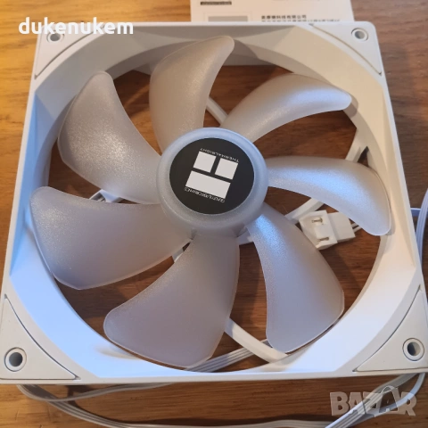 PWM вентилатор TL-C14CW-S 140 mm – тих, ARGB, бял, снимка 9 - Други - 53256979