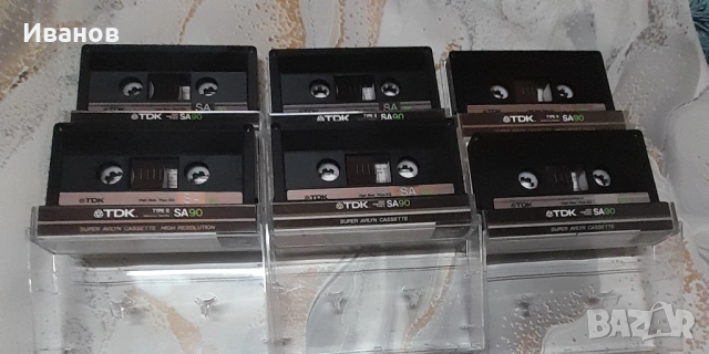 Продавам аудио касети TDK SA 90, снимка 6 - Аудио касети - 53324465