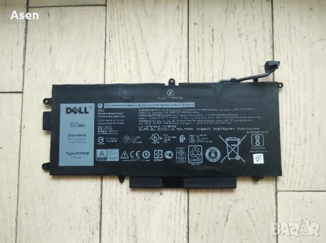 Dell Latitude 7389, 7390, 5000, 5289, L3180, E5289 батерия K5XWW, снимка 1