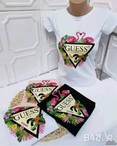 дамски тениски guess calvin klein prada Adidas balenciaga , снимка 14 - Тениски - 50724633