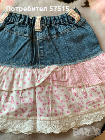 Next  Adams детски дънкови поли, снимка 2 - Детски рокли и поли - 36349387