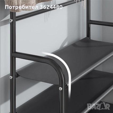 4070 Етажерка за обувки+закачалки, снимка 6 - Други стоки за дома - 42155033