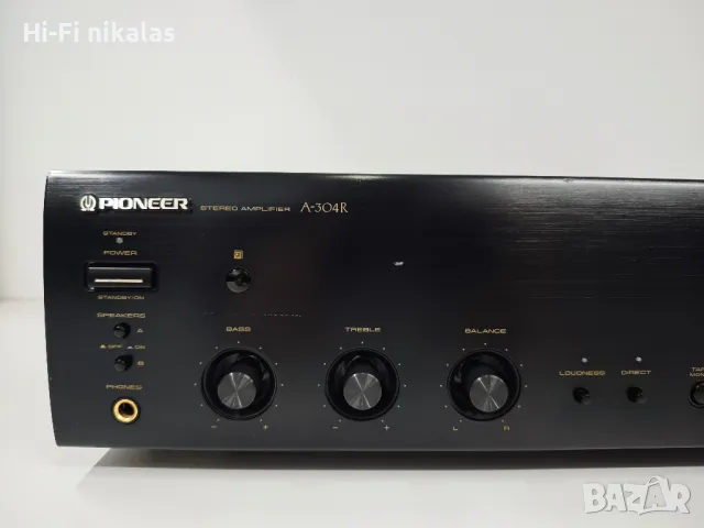 стерео усилвател PIONEER A-304r, снимка 2 - Ресийвъри, усилватели, смесителни пултове - 49645495